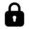 Padlock Security Device (Solid) Free Open-Source SVG Icon