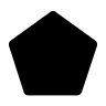 Pentagon Shape (Solid) Free Open-Source SVG Icon