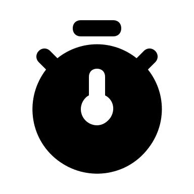 Stopwatch Timer (Solid) Free Open-Source SVG Icon (Unicons Solid)