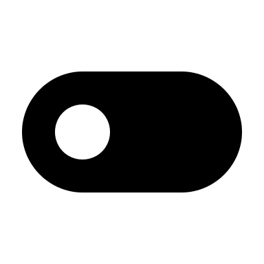 Toggle Switch Off (Solid) Free Open-Source SVG Icon (Unicons Solid)