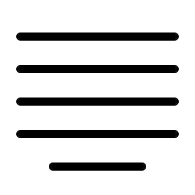 Center Justify Alignment (Thin Line) Free Open-Source SVG Icon (Unicons Thin Line)