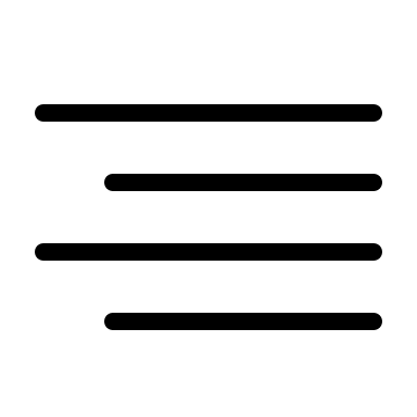 Right Alignment Tool (Thin Line) Free Open-Source SVG Icon (Unicons Thin Line)