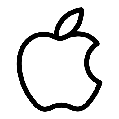 Apple Alternative Fruit (Thin Line) Free Open-Source SVG Icon (Unicons Thin Line)