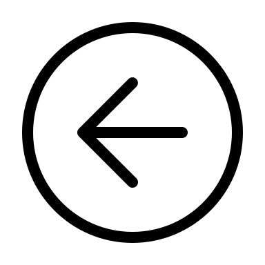 Left Arrow in Circle (Thin Line) Free Open-Source SVG Icon (Unicons Thin Line)