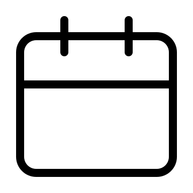 Calendar (Thin Line) Free Open-Source SVG Icon (Unicons Thin Line)