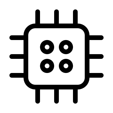 Circuit Design (Thin Line) Free Open-Source SVG Icon (Unicons Thin Line)