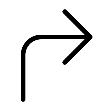 Corner Arrow Pointing Up Right (Thin Line) Free Open-Source SVG Icon (Unicons Thin Line)