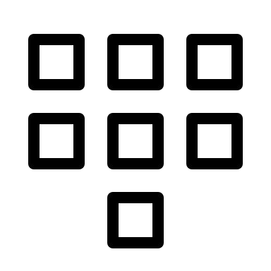 Dialpad (Thin Line) Free Open-Source SVG Icon (Unicons Thin Line)