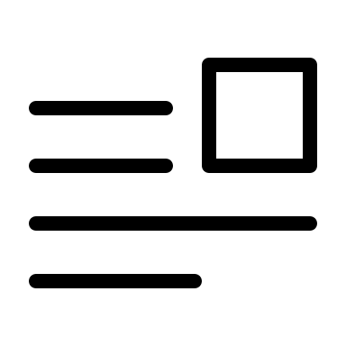 Document Layout Right (Thin Line) Free Open-Source SVG Icon (Unicons Thin Line)