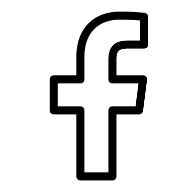 Facebook Logo (Thin Line) Free Open-Source SVG Icon (Unicons Thin Line)