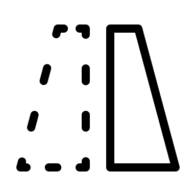 Vertical Flip Alternative (Thin Line) Free Open-Source SVG Icon (Unicons Thin Line)