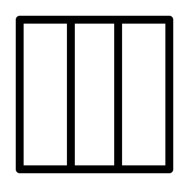 Grid Layout Design (Thin Line) Free Open-Source SVG Icon (Unicons Thin Line)