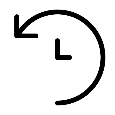 Alternative History Timeline (Thin Line) Free Open-Source SVG Icon (Unicons Thin Line)