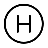 Hospital Symbol (Thin Line) Free Open-Source SVG Icon