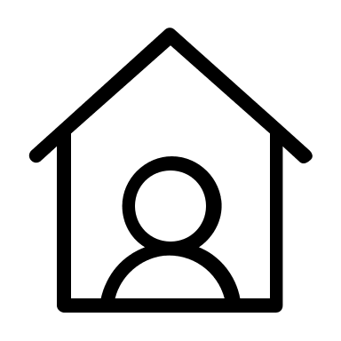 User Home (Thin Line) Free Open-Source SVG Icon (Unicons Thin Line)