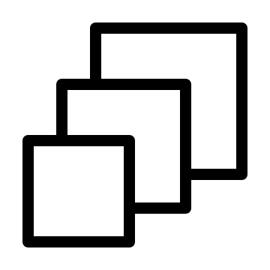 Alternative Layered Design (Thin Line) Free Open-Source SVG Icon (Unicons Thin Line)