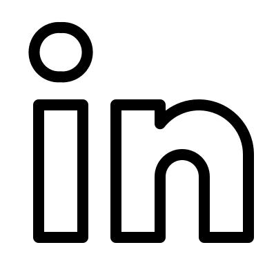 LinkedIn Alternative Logo (Thin Line) Free Open-Source SVG Icon (Unicons Thin Line)