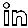 LinkedIn Alternative Logo (Thin Line) Free Open-Source SVG Icon