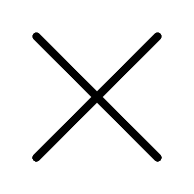 Multiply Symbol (Thin Line) Free Open-Source SVG Icon (Unicons Thin Line)