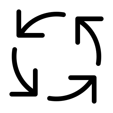 Process Workflow (Thin Line) Free Open-Source SVG Icon (Unicons Thin Line)