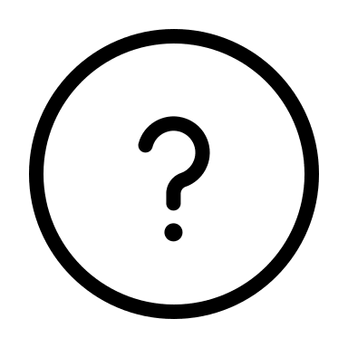 Question Circle (Thin Line) Free Open-Source SVG Icon (Unicons Thin Line)