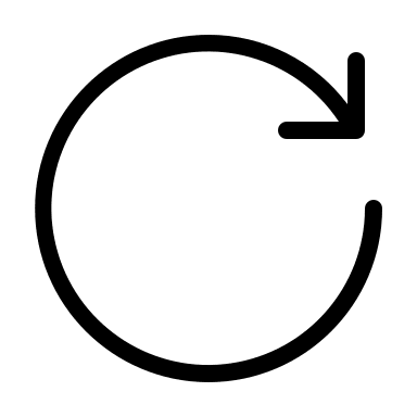 Redo Action (Thin Line) Free Open-Source SVG Icon (Unicons Thin Line)