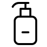 Alternative Sanitizer Bottle (Thin Line) Free Open-Source SVG Icon