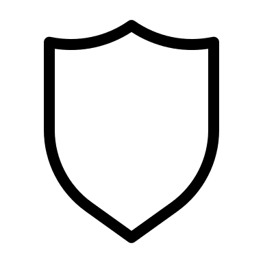 Shield Symbol (Thin Line) Free Open-Source SVG Icon (Unicons Thin Line)