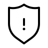 Shield With Exclamation Mark (Thin Line) Free Open-Source SVG Icon