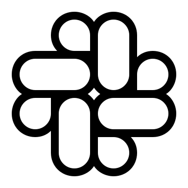 Slack Alternative Communication Tool (Thin Line) Free Open-Source SVG Icon (Unicons Thin Line)