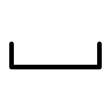 Space Key (Thin Line) Free Open-Source SVG Icon (Unicons Thin Line)