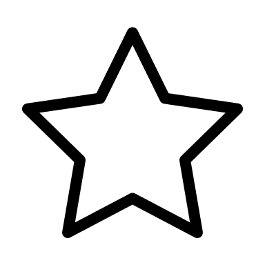 Star Symbol (Thin Line) Free Open-Source SVG Icon (Unicons Thin Line)