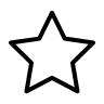 Star Symbol (Thin Line) Free Open-Source SVG Icon