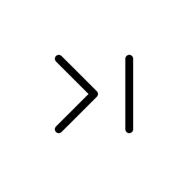 Step Forward Action (Thin Line) Free Open-Source SVG Icon (Unicons Thin Line)