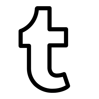 Tumblr Alternative Logo (Thin Line) Free Open-Source SVG Icon (Unicons Thin Line)