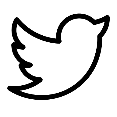 Twitter Alternative Logo (Thin Line) Free Open-Source SVG Icon (Unicons Thin Line)