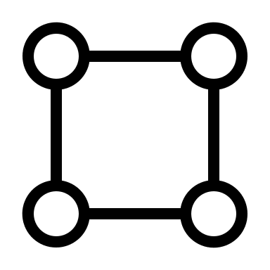 Vector Square Shape (Thin Line) Free Open-Source SVG Icon (Unicons Thin Line)