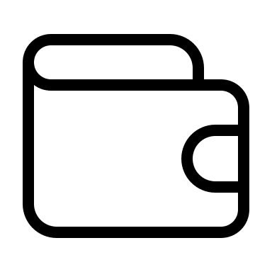 Wallet (Thin Line) Free Open-Source SVG Icon (Unicons Thin Line)