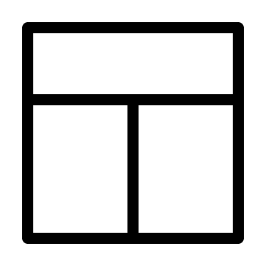 Alternative Web Grid Layout (Thin Line) Free Open-Source SVG Icon (Unicons Thin Line)