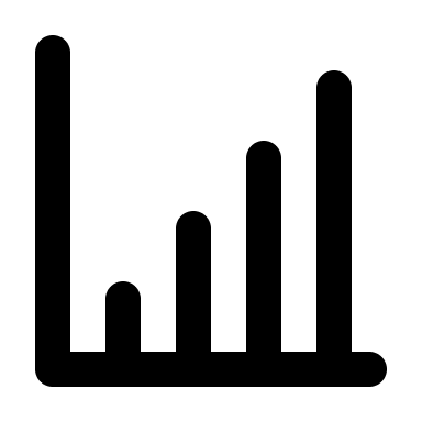 Growth Chart (Unicons) Free Open-Source SVG Icon (Unicons)