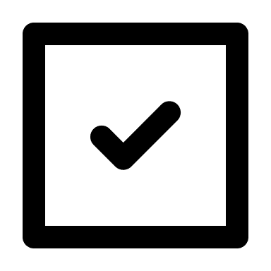 Checkmark in Square Box Free Open-Source SVG Icon (Unicons)