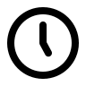 Five O'Clock Time Indication Free Open-Source SVG Icon