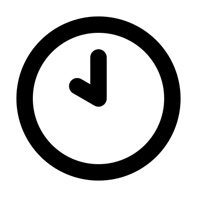 Ten O'Clock Time (Unicons) Free Open-Source SVG Icon (Unicons)