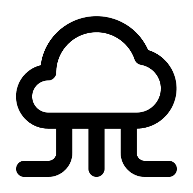 Cloud Computing Service Free Open-Source SVG Icon (Unicons)