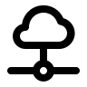 Cloud Data Connection Free Open-Source SVG Icon