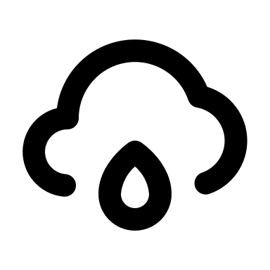 Rainy Cloud Weather Free Open-Source SVG Icon (Unicons)