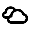 Clouds (Unicons) Free Open-Source SVG Icon