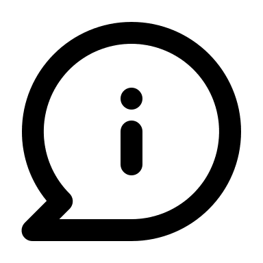 Comment Info Balloon Free Open-Source SVG Icon (Unicons)