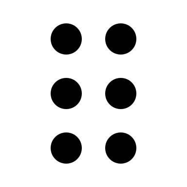 Draggable Dots Free Open-Source SVG Icon (Unicons)