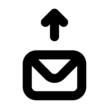 Alternative Envelope Upload Free Open-Source SVG Icon (Unicons)